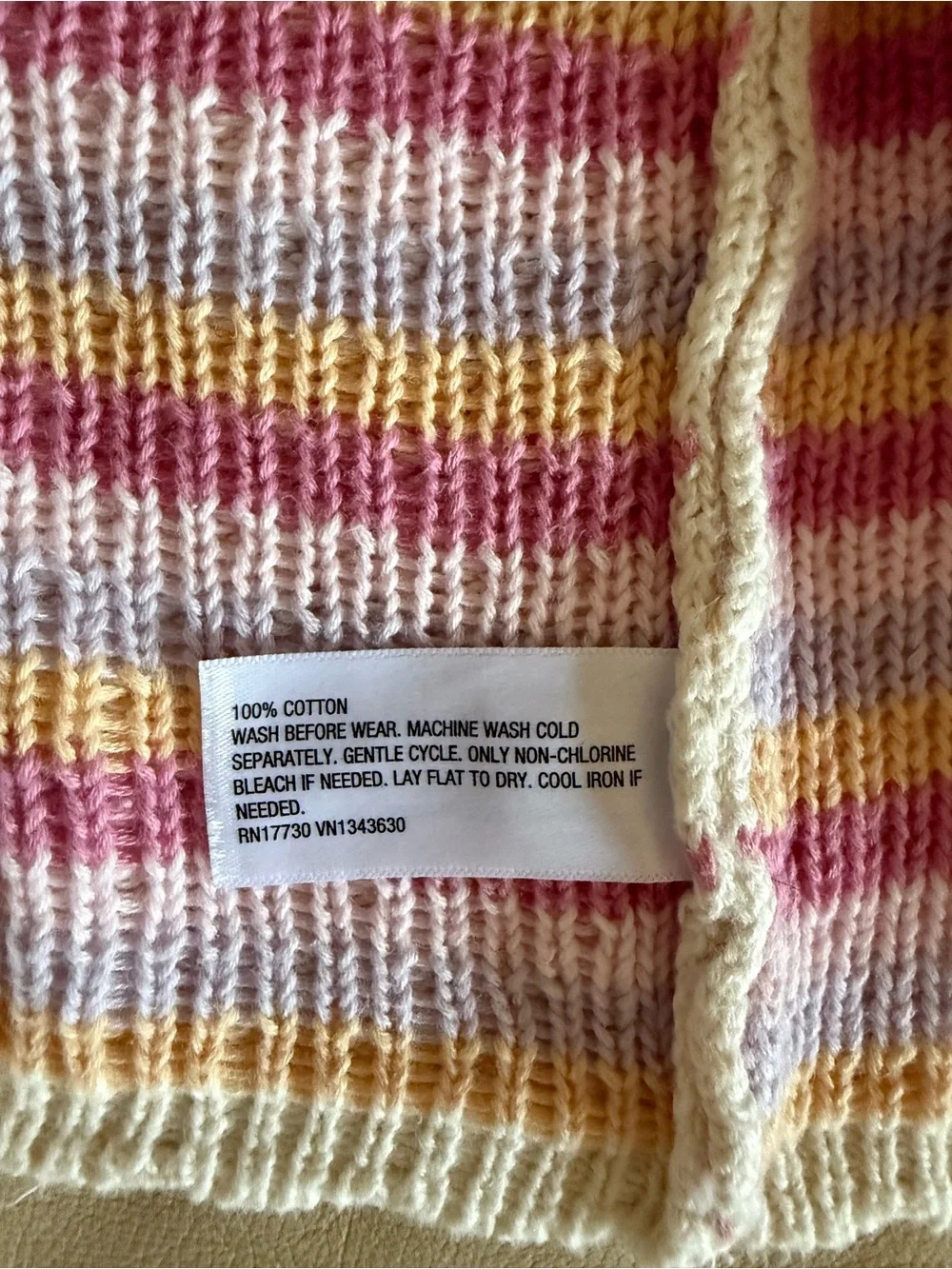 cloud island cream knit